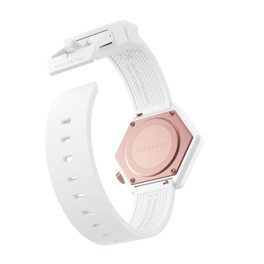 Arctic White w/ Rose Gold